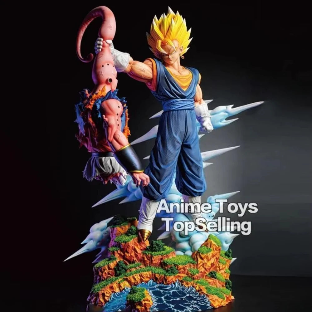 32 cm VegettoVsBuu Modell Dragon Ball Actionfigur Super Saiyan Goku Vegeta PVC Statue Puppensammlung Desktop Kinderspielzeug Geschenke