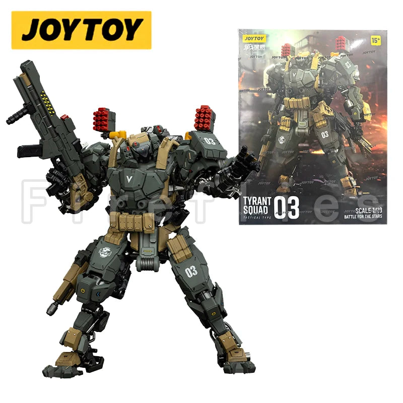 1/18 JOYTOY Action Figure Mecha Battle For the Stars Tyrant-03 Tactical Type Tyrant-04 City Combat Type Anime Toy