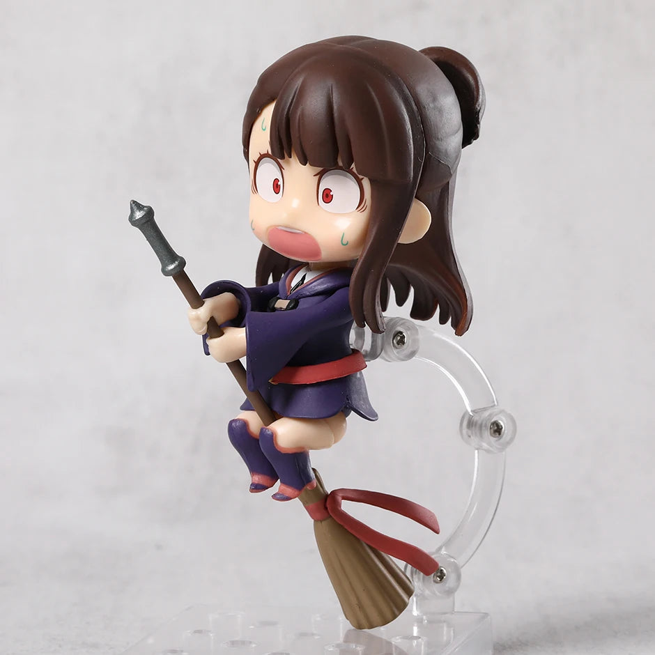 Atsuko Kagari 747 Little Witch Academia Q Face Doll Action Figure Collectible Model Toy Gift