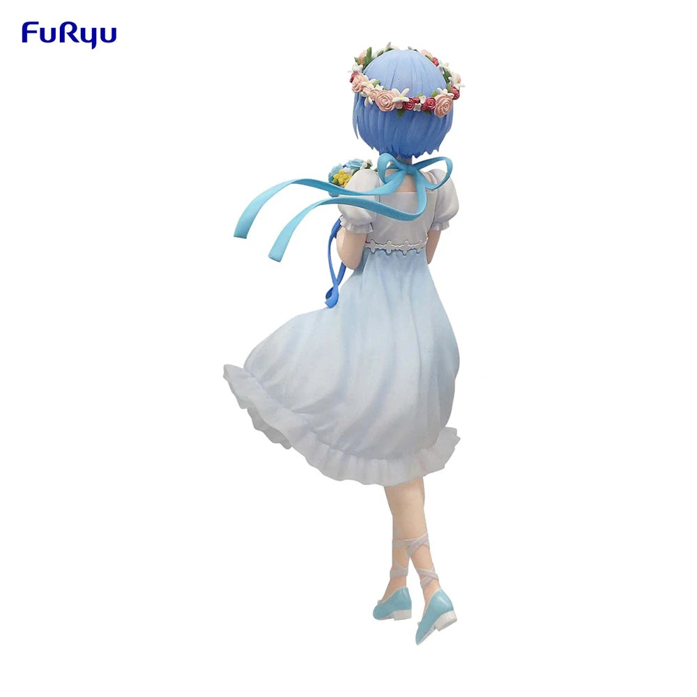 100 % Original FuRyu Trio-Try-iT Figur Re:Zero Kara Hajimeru Isekai Seikatsu Rem Anime Figur Action Figur Modell Dekoration