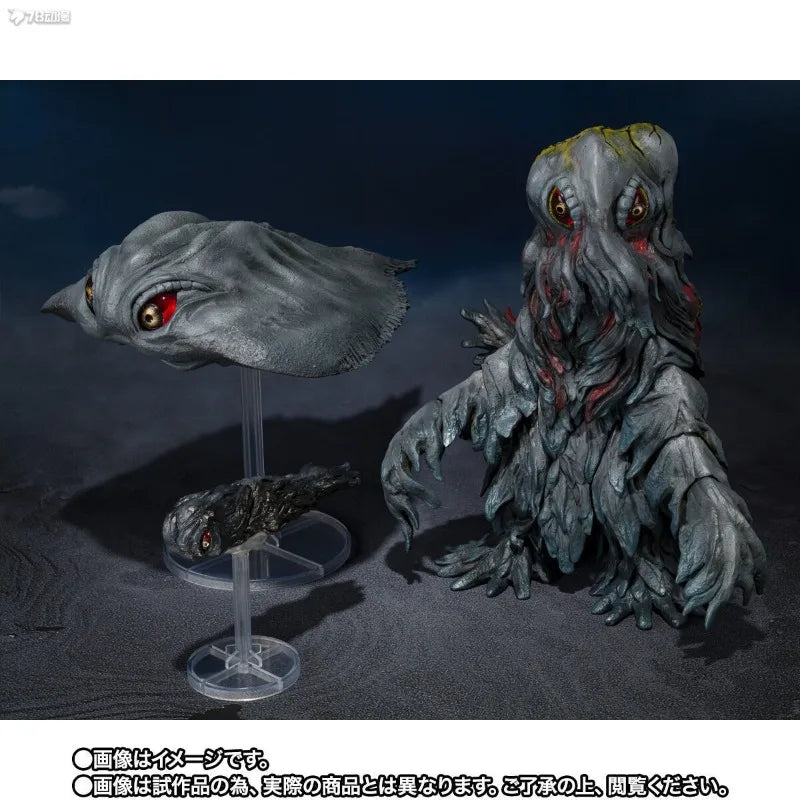 BANDAI Original S.H.MonsterArts Series Hedorah  Anime Action Figure Assembly Model Toy Collectible Model Ornaments Gifts for Boy