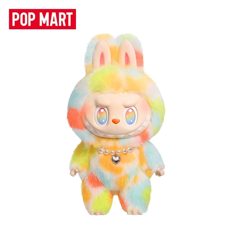 New POP MART Official Port Authentic Labubu Front High Energy Rock Vinyl Plush Doll Surprise Holiday Gift Collection Ornament