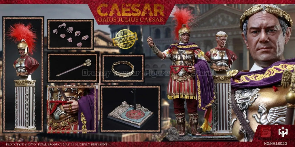 【In Stock】HHMODEL HAOYUTOYS HH18022 Imperial Legion Julius Caesar Deluxe Ver 1/6 Action Figure Toy Model Collection Ornament