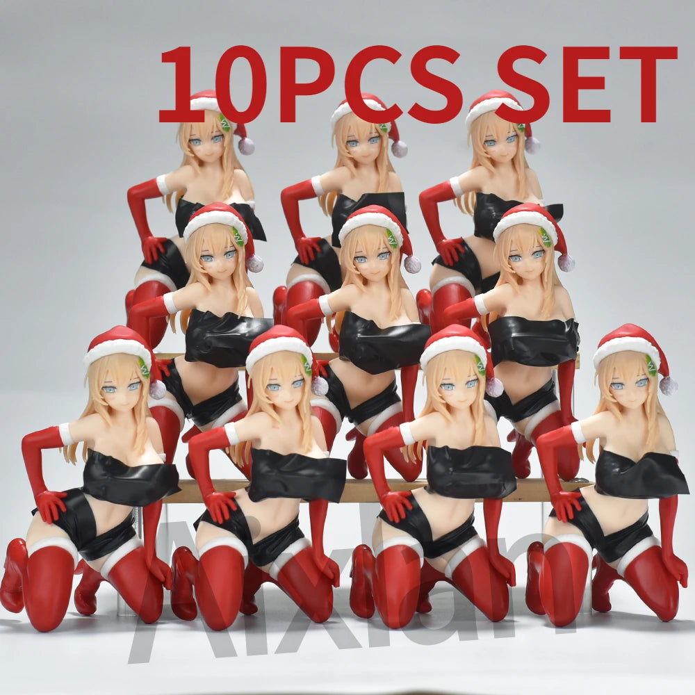 Aixlan NSFW Insight Figur Carol Lu Nikukan Sexy Mädchen Weihnachtsgeschenk 12cm PVC Actionfigur Spielzeugsammlung Modellpuppe