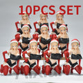 Aixlan NSFW Insight Figure Carol Lu Nikukan Sexy Girl Christmas Gift 12cm PVC Action Figure Toy Collection Model Doll