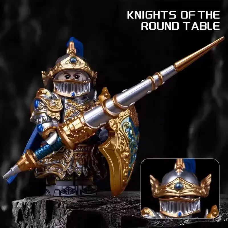 2025 NEW GP201 Lich King Medieval Round Table Knights building block Anime bricks Action Figure Collection Model Doll Toy Gifts