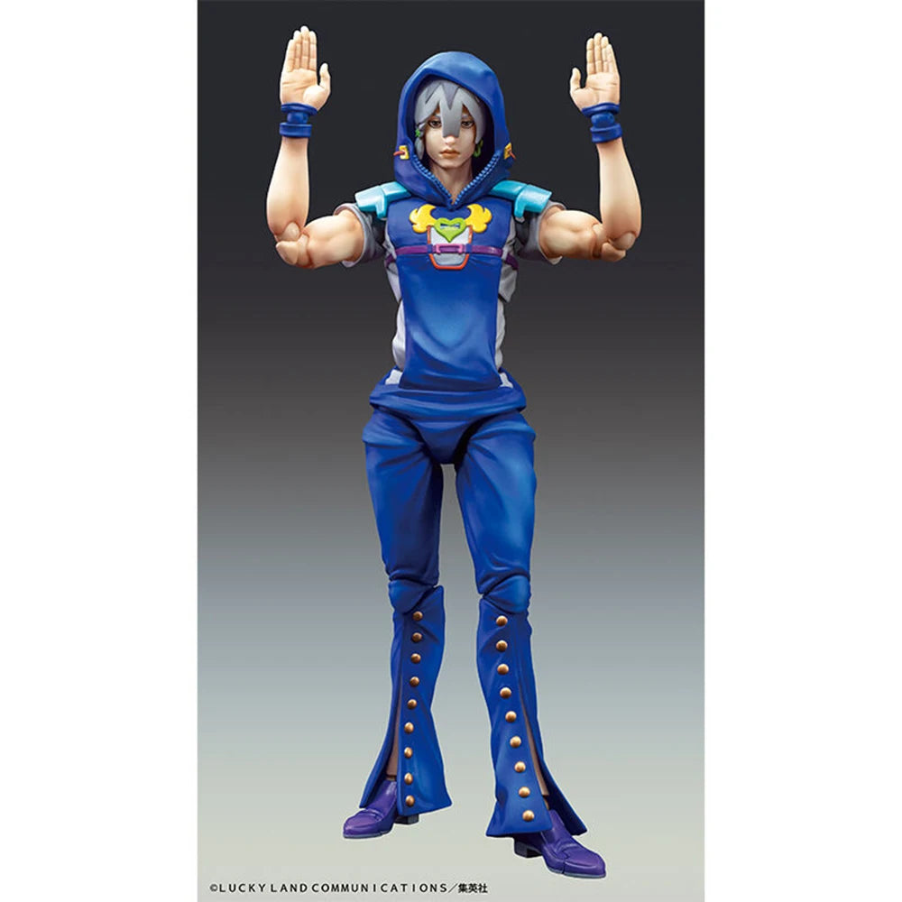 100% Original Medicos Entertainment Super Action Statue Jojo No Kimyou Na Bouken Wild Cat Size Jodio Joestar Cat Size