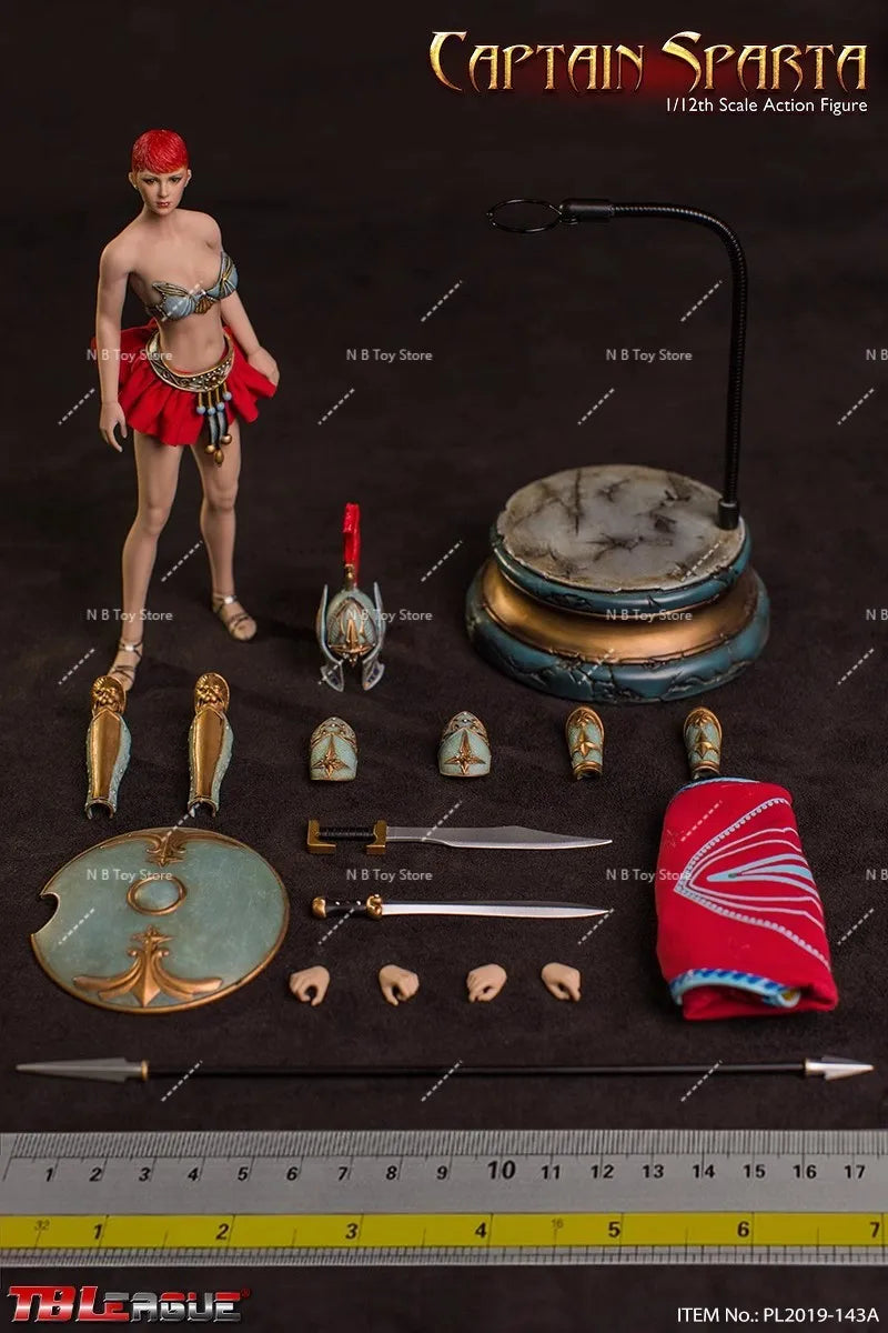 In Stock TBLEAGUE PL2019-143 1/12 SPARTAN WARMING COMMANDING 6 '' Collection Toys