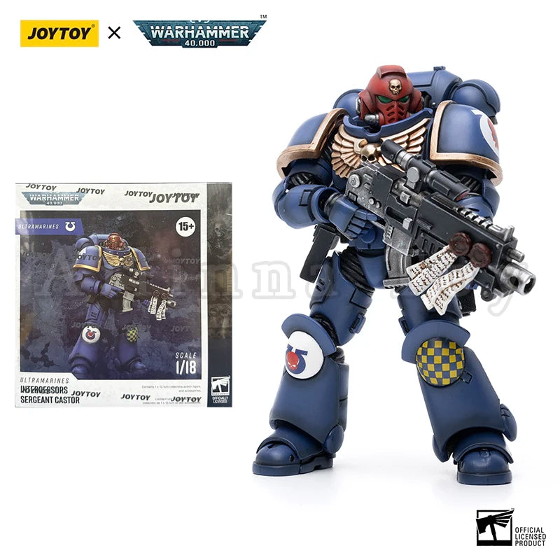 JOYTOY 1/18 Action Figure (3PCS/SET) 40K Heroes Of The Chapter Re-issue Version Anime Collection Military Model