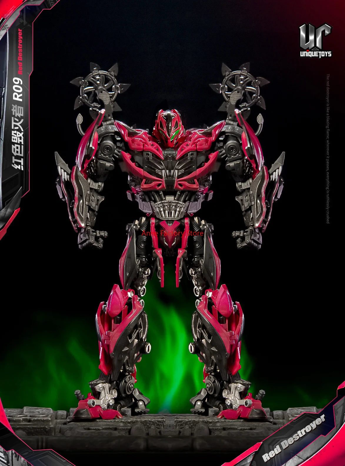 [In Stock SOON] First Batch Original UniqueToys UT-R09 UTR09 Stinger Red Destroyer ﻿MPM Alloy Action Figure Robot Toys