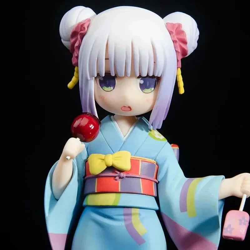 Miss Kobayashi's Dragon Maid Kanna Kamui Action Figure 1/8 Scale Painted Figure Kimono Version PVC Figure Toy Brinquedos Anime
