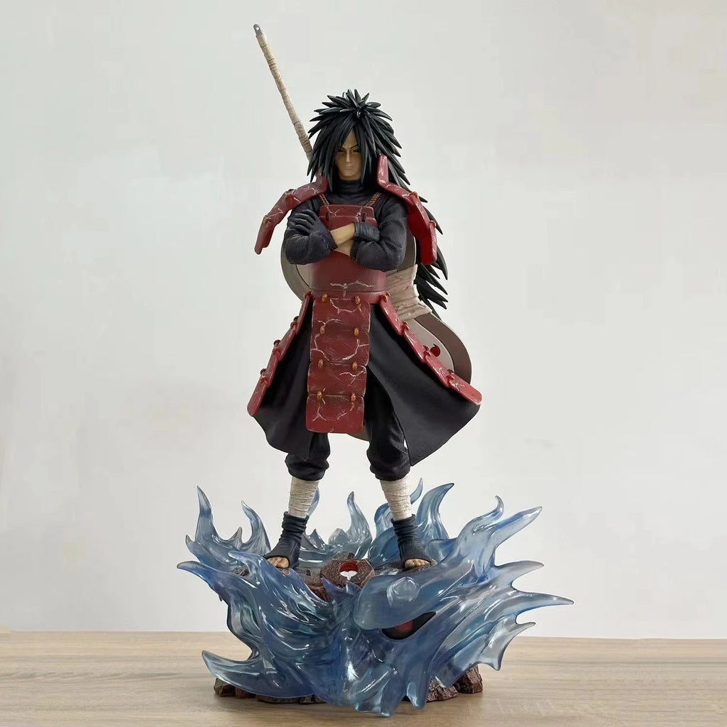 42 cm Uchiha Madara Figur Naruto Shippuuden GK Action Figur PVC Manga Statue Sammlung Ornament Modell Kind Weihnachten Spielzeug Geschenk