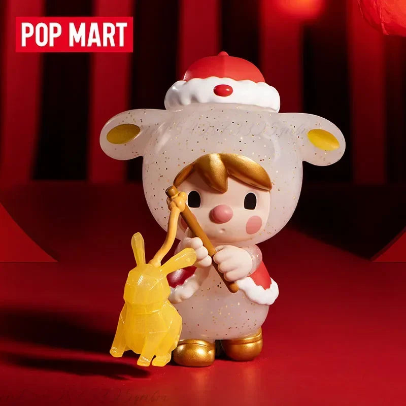 POP MART Drei, Zwei, Eins! Frohes chinesisches Neujahr Serie Blindbox Spielzeug Mode Anime Actionfigur Überraschung Mystery Box Puppen