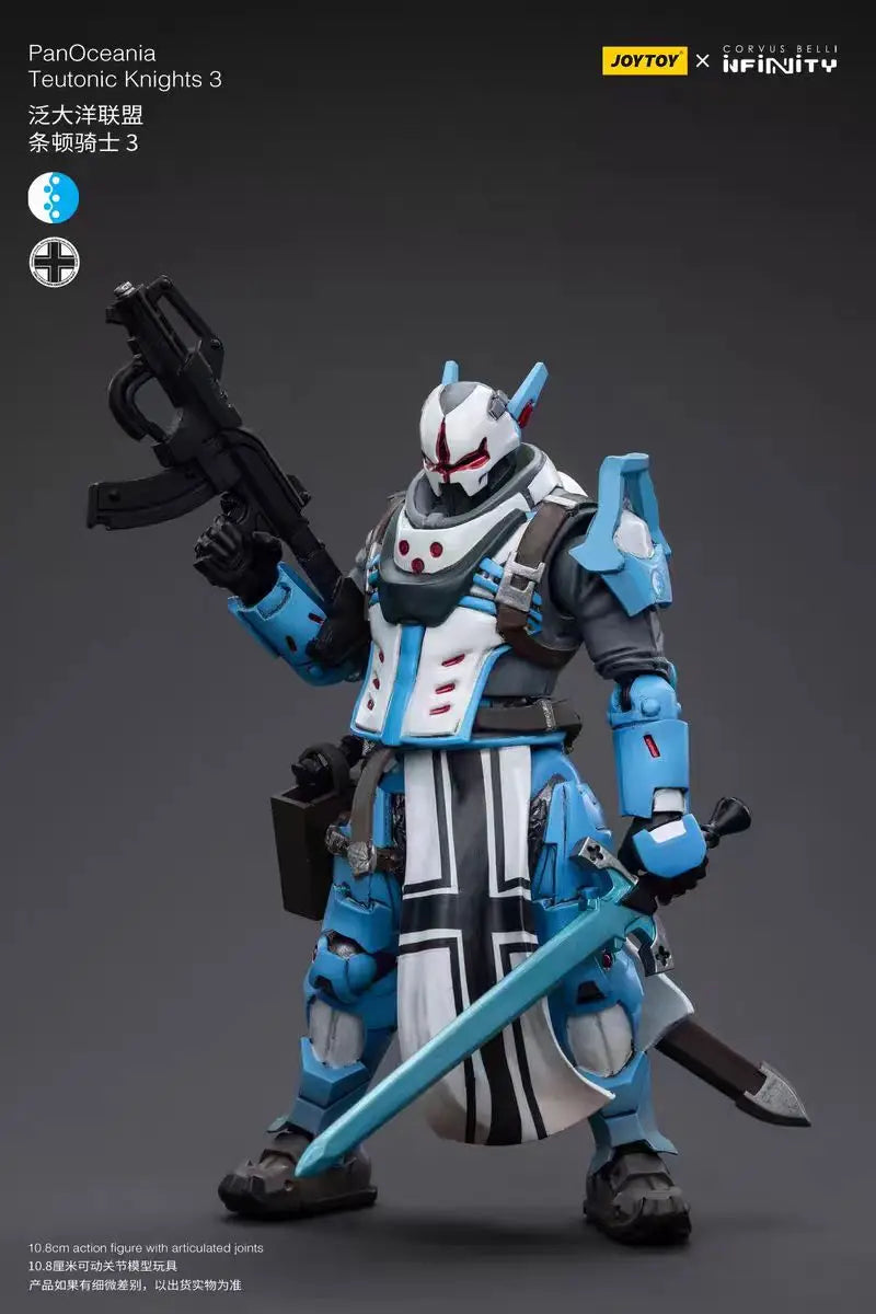 【In Stock】JOYTOY Infinity PanOceania Teutonic Knights 1/18 Action Figure with Articulated Joints