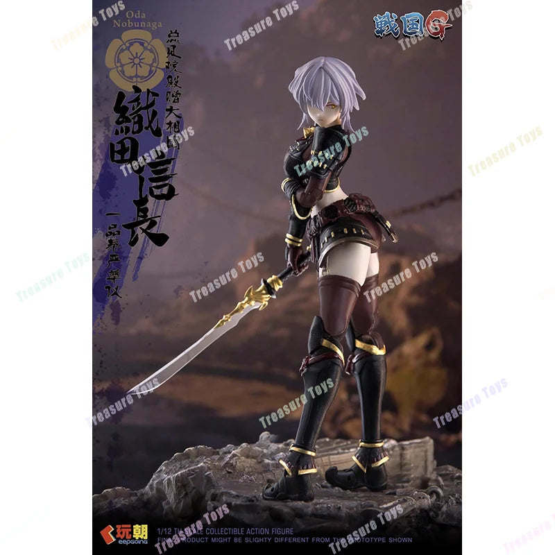 Keepgoing Warring States G-Serie Oda Nobunaga Frau Soldat 1/12 Action-Modell Sammlerfigur Spielzeug