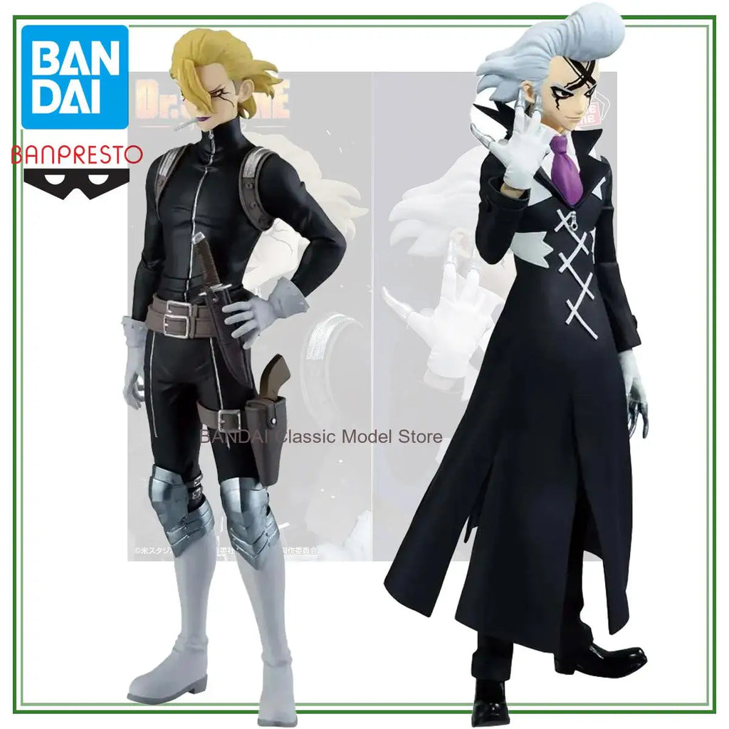 Bandai Banpresto Dr. Stone Original Geno Anime Figure Model Toy for Collectors Stanley Snyder
