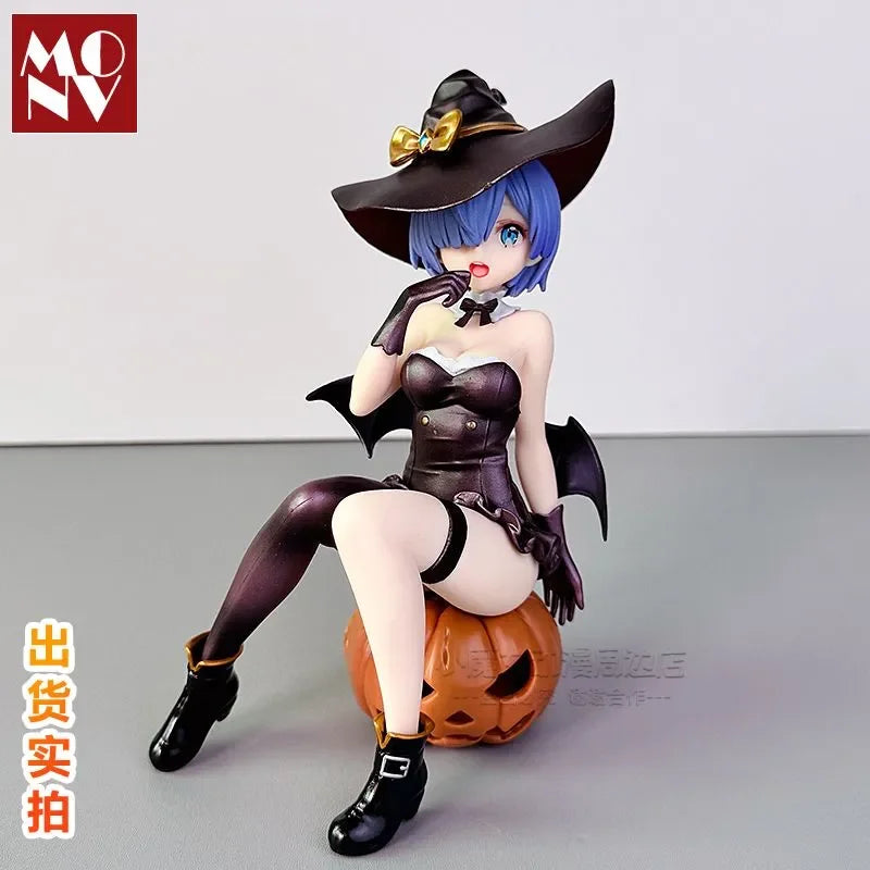 Нова Re:Zero - Начало на живота в друг свят Рам и Рем Фантом Нощен магьосник Gk Модел Колекция Кукла Декорация за бюро Подарък за Хелоуин