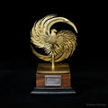 100MM desktop decoration resin ornament gold eagle ornament LTCP-410