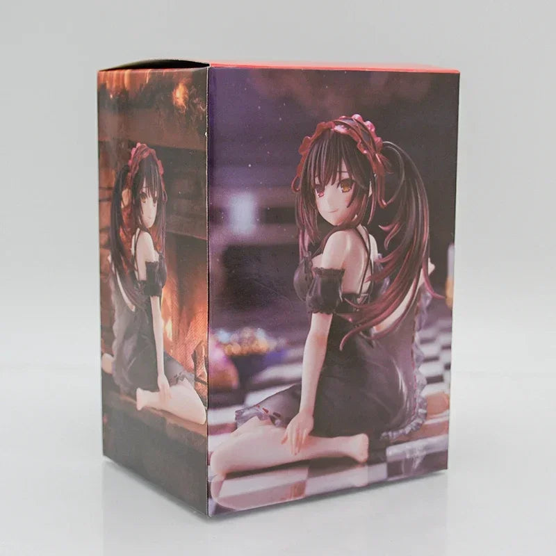 13cm KDcolle Date A Live Kurumi Tokisaki Wedding Dress Anime Figure Date A Bullet Yatogami Tohka Action Figure Model Doll Toys