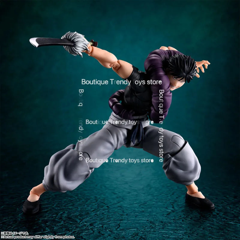 In Stock BANDAI Original S.H.Figuarts JUJUTSU Toji Fushiguro Satoru Gojo SHF Action Figure Model Gift for Kid Foam Box Packaging