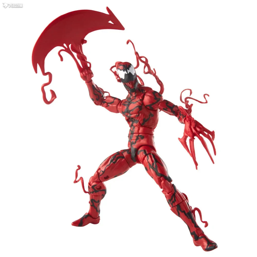 Anime Marvel The Avengers Spider-Man Action Figure Venom Carnage Massacre Action Model Red Movable Doll Child Halloween Gifts