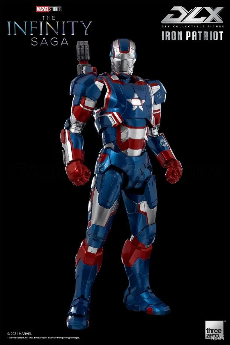 【MT】threezero Marvel 3Z0257 DLX MARVEL STUDIOS THE INFINITY SAGA IRON PATRIOT Action Figure Toy Gifts