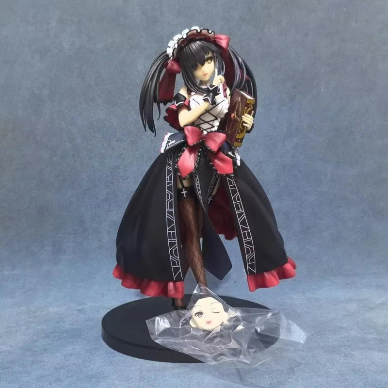 Date A Live Tokisaki Kurumi Collectible Action Figure - Hand-Made Incubus Dress Standing Posture Model Ornaments Boxed Toy