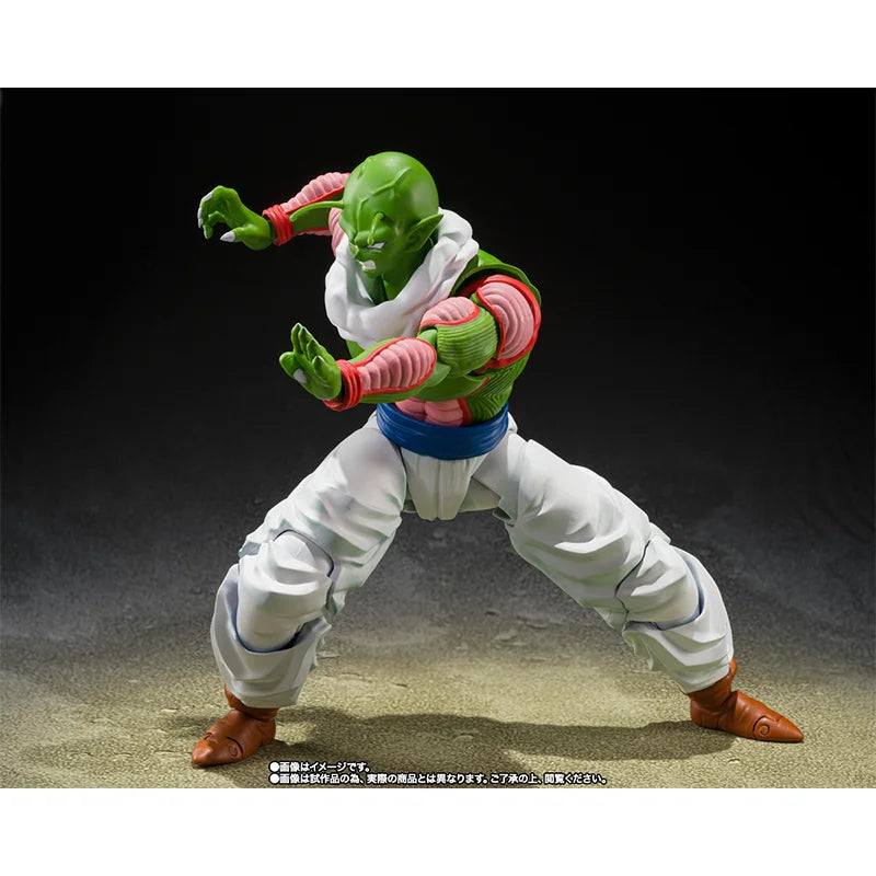 Original Bandai S.H.Figuarts Nail Dragon Ball Z Namekian Piccolo Figure Anime Anime Action Model Figurals Brinquedos Toys