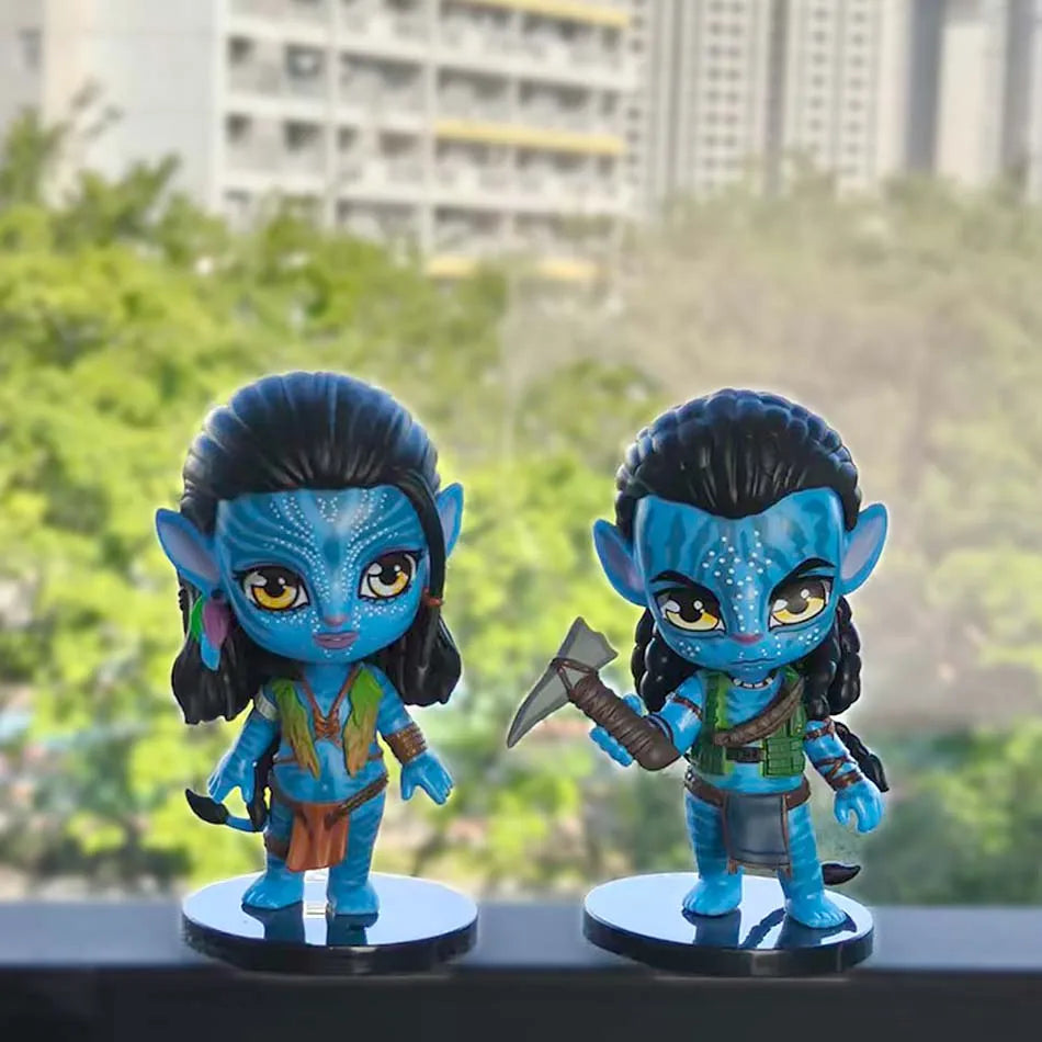 Avatar 2 Neytiri & Jake Sully PVC Figure Model Small Statues Collectibles Desktop Decorations Doll Models Decorations Gifts