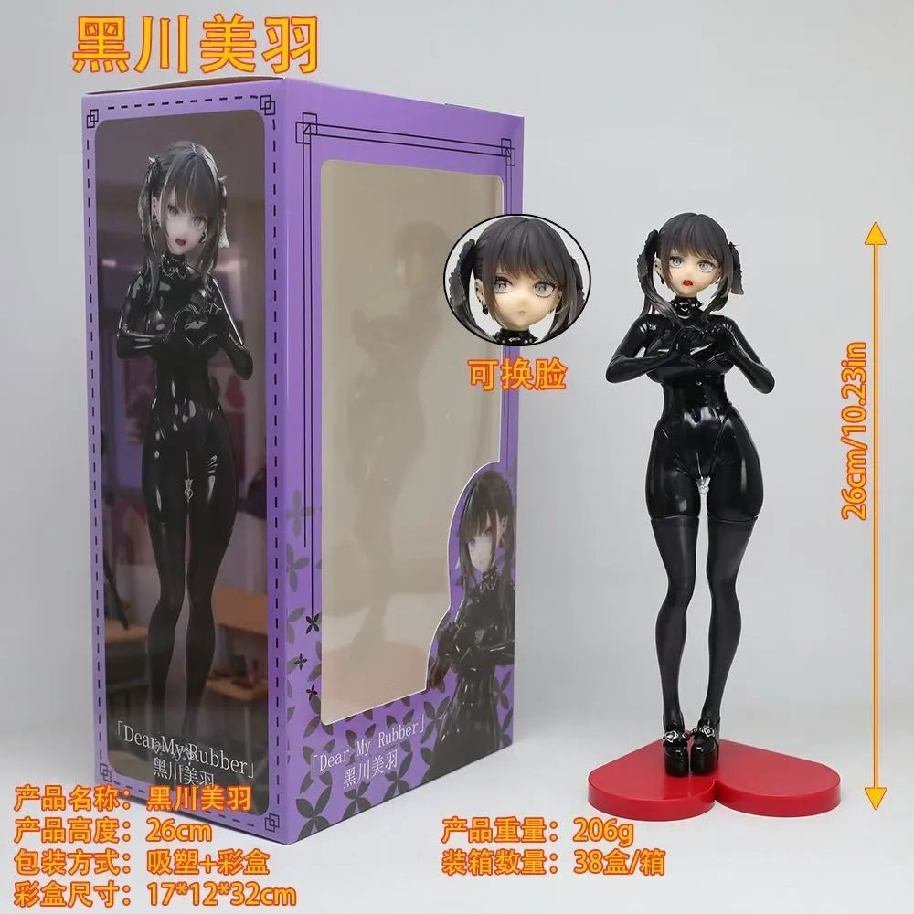 New 26cm Dear My Rubber Megumi Kurokawa Anime Figure Pvc Statue Figurine Model Doll Collection Ornament Room Desk Toys Gift