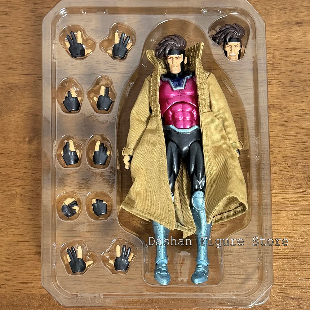 CT Factory Mafex 131 Gambit Action Figure Remy Etienne LeBeau Figures PVC Movable Anime Collectible Model Toys for Holiday Gifts