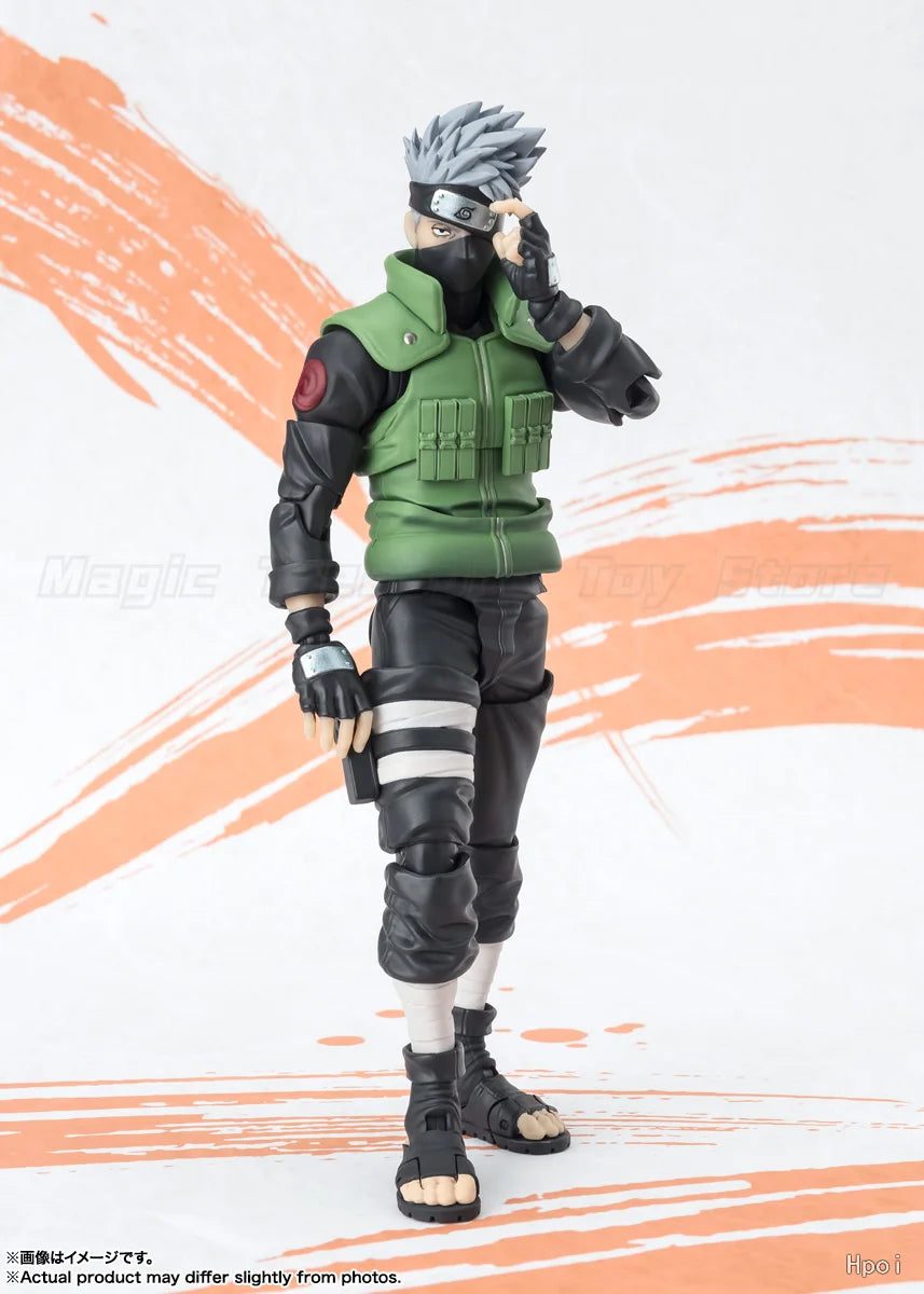 【In Stock】Original BANDAI SPIRITS S.H.Figuarts NARUTO Hatake Kakashi NARUTOP99 Exclusive Edition Action Figure Toys Gifts