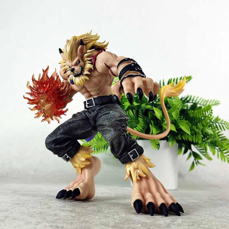 Премиум аниме Digimon фигурки Soar Leomon фигурка PVC статуя модел колекционерска настолна декорация Soar Leomon модел за възрастни играчка подаръци