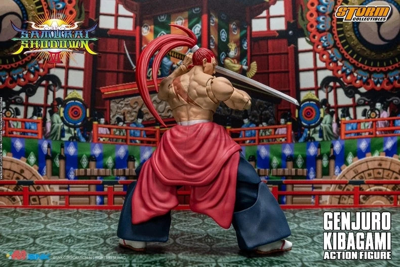 【MT】Original Storm Collectibles Samurai Shodown Kibagami Genjuro Action Figure Model Toy Gift