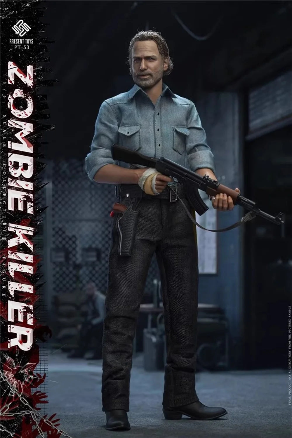 In Stock For Sale 1/6 Present Toys PT-sp53 The Walking Dead Rick Guy Warrior Solder Full Set Moveable Action Figure For Collect