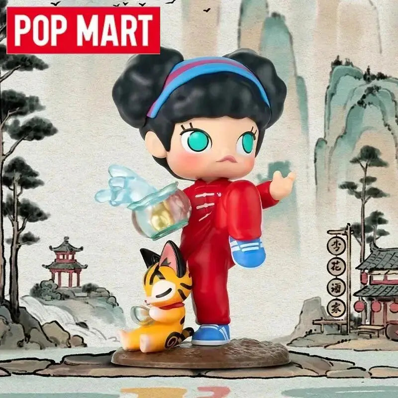 POP MART Matchless Pop Mart 14Th Anniversary Series Blind Box Toys Kawaii Anime Action Figure Surprise Mystery Box Dolls Girls