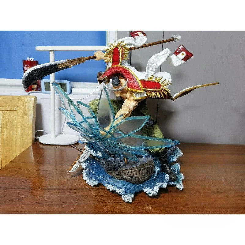 50cm One Piece Figure Edward Newgate High-quality Resin Anime Collection Model Desktop Ornaments Room Decoration Holiday Gift
