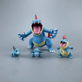 New Pokemon Cartoon Anime Action Figure Totodile Croconaw Feraligatr Desktop Statue Model Toy Gift Collectible Handmade Art