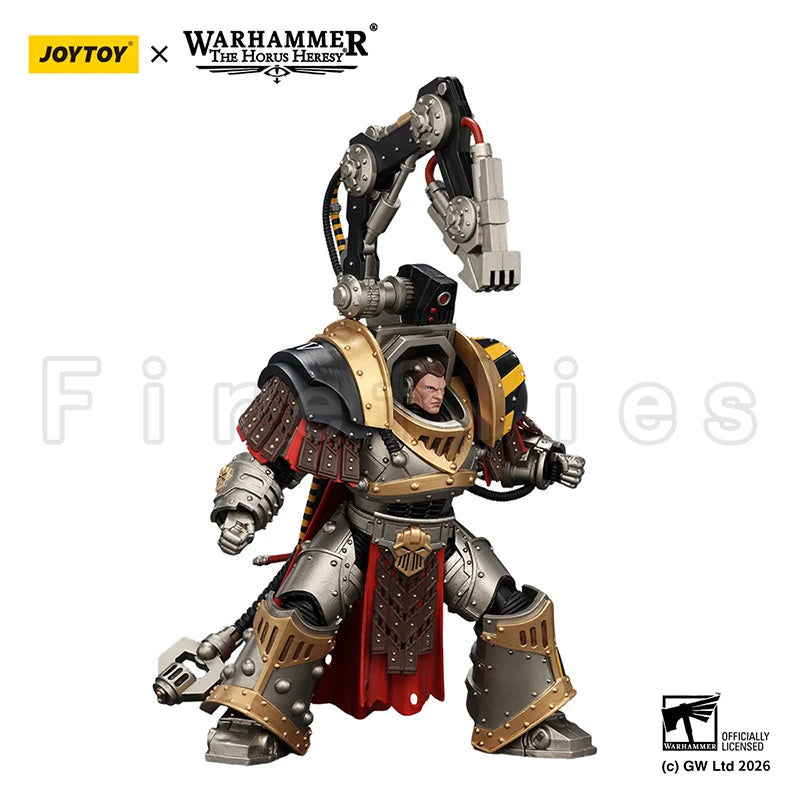 [Pre-Order]JOYTOY 1/18 Action Figure The Horus Heresy Iron Warriors Warsmithwith Graviton Crusher Hammer Anime Model Toy