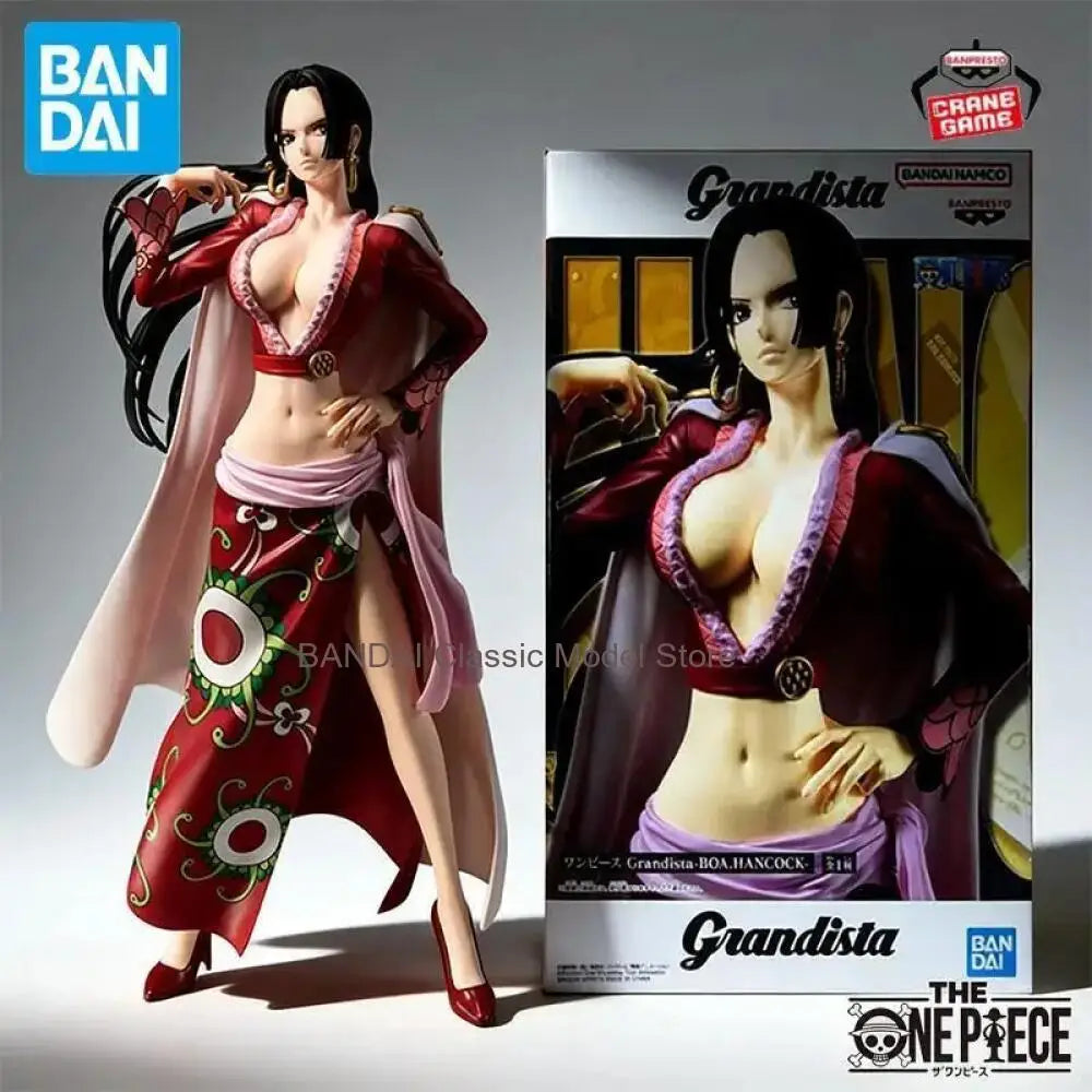 Bandai Original Banpresto 2026 ONE PIECE Grandista Boa Hancock Action Figures Anime Figuras Cartoon Model Kids Toys Juguete Gift