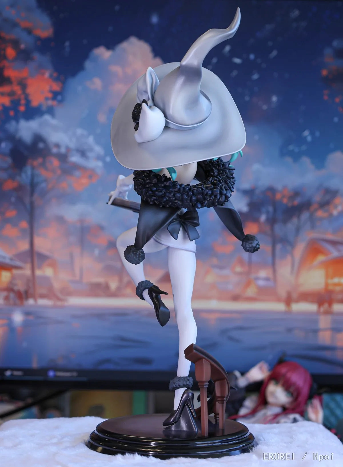 New In Stock 25CM Original RIBOSE RISE UP SERIES 1/8 Hatsune Miku Fantasia Witch PVC Anime Figures Model Toy Collection Gifts