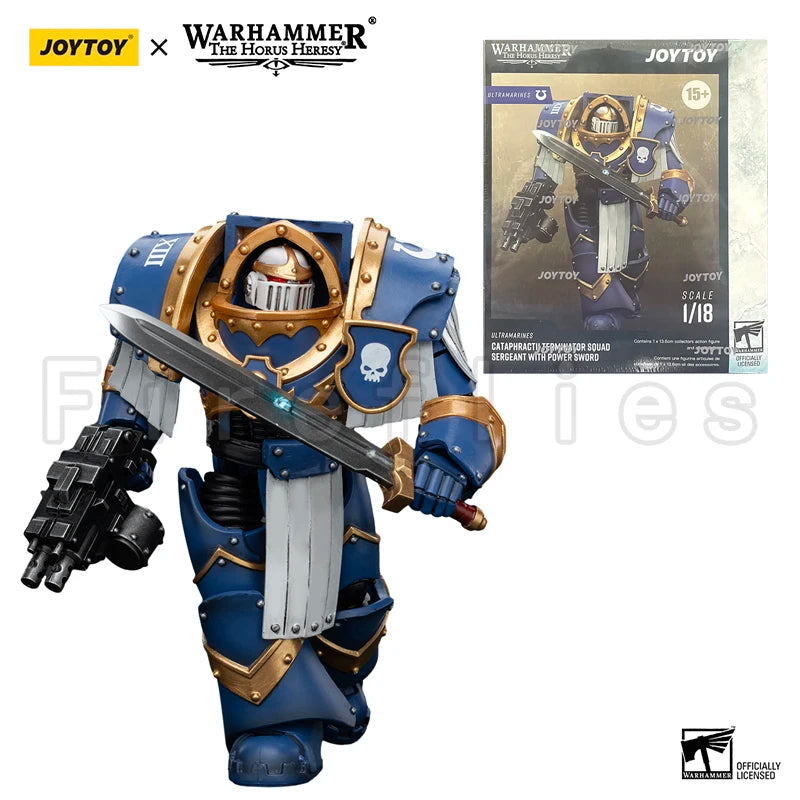 1/18 JOYTOY Action Figure The Horus Heresy Ultramarines Cataphractii Terminator Squad Re-issue Version Anime Model