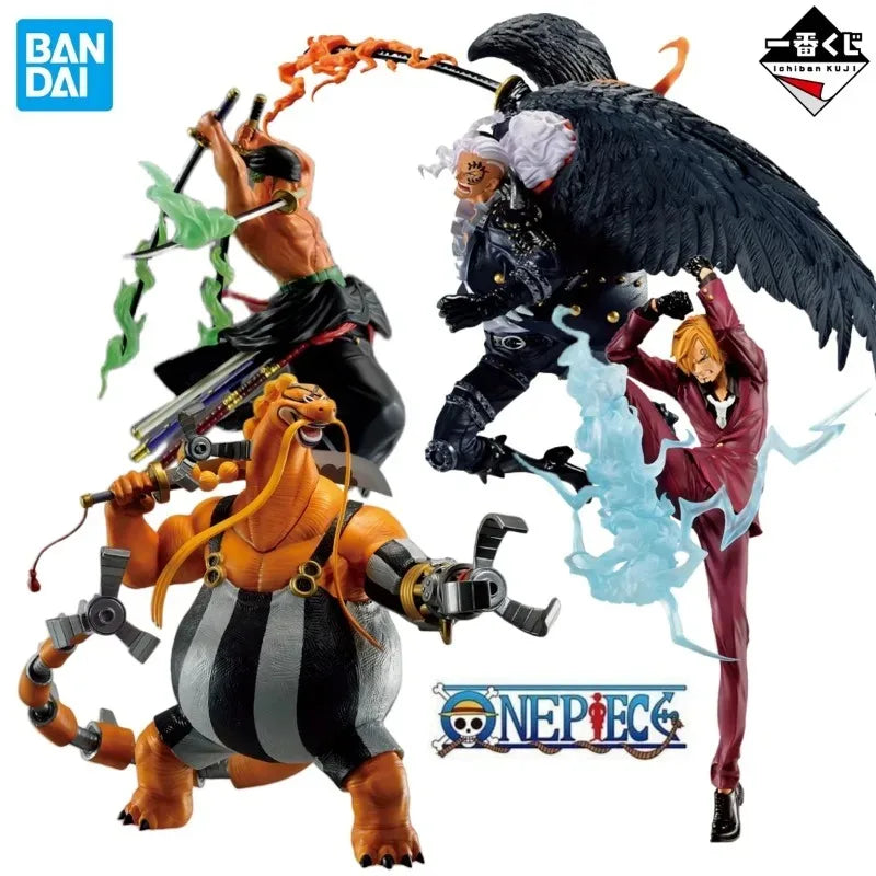 BANDAI Ichiban Kuji One Piece Battle of Both Wings Roronoa Zoro King Sanji Queen Anime Figuren Modell Sammlung Spielzeug Geschenke