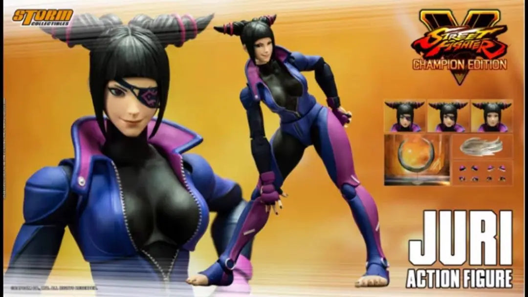 In-stock Storm Toys Street Fighter 5 JURI HAN CPSF24 1/12 Action Figure Model Collectible Gift