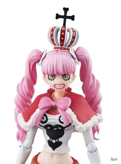 Mega House Genuine V.A.H Series One Piece Perona Negative Hollow Dracule Mihawk Hawk-Eye Boa Hancock Action Figures Model Toys