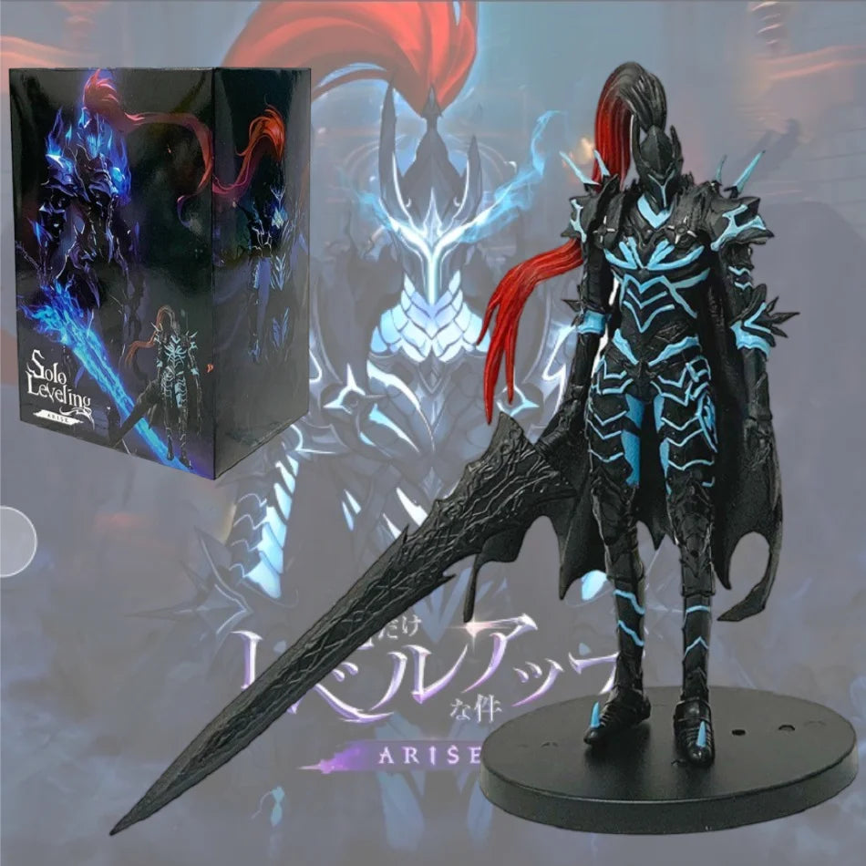Anime Solo Leveling Shadow Knight Commander Yagerit's Bloody Shadow Legion Figurine Pvc Model Desktop Ornament Toy Gifts