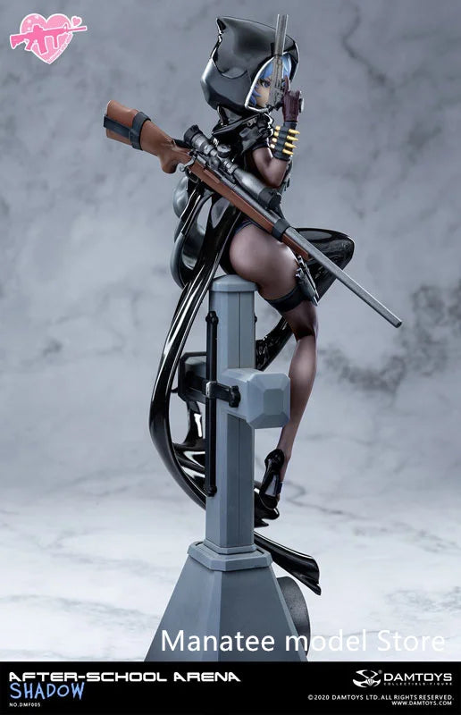 DAMTOYS Original After School Arena 5th Shot Shadow 1/7 PVC Action Figure Anime Model Toys Collection Doll Gift
