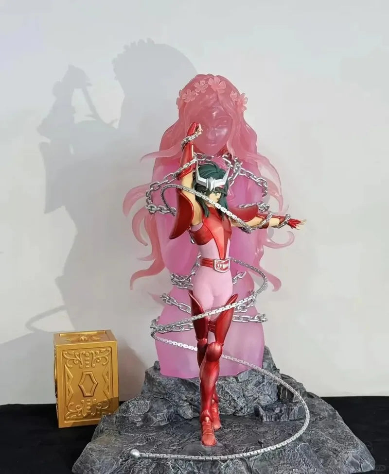 New In Stock Saint Seiya Action Figure - Gemini Saga Pisces Abrodia Athena Andromeda - Collectible Handpiece Toy Gift For Fans
