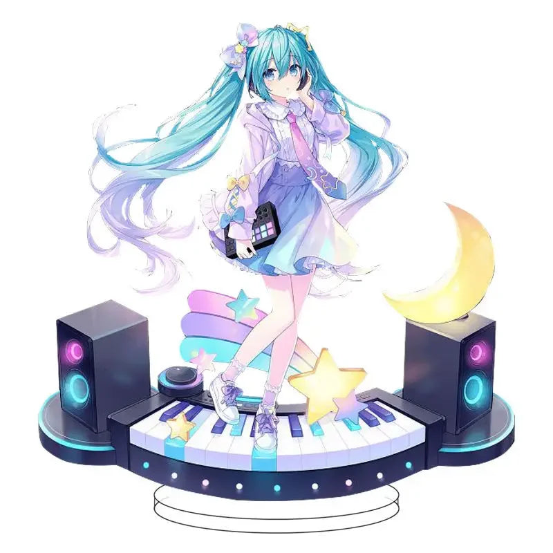 16cm Hatsune Miku Acrylic Standing Brand Comic-Con Surrounding Toy Decoration Gift