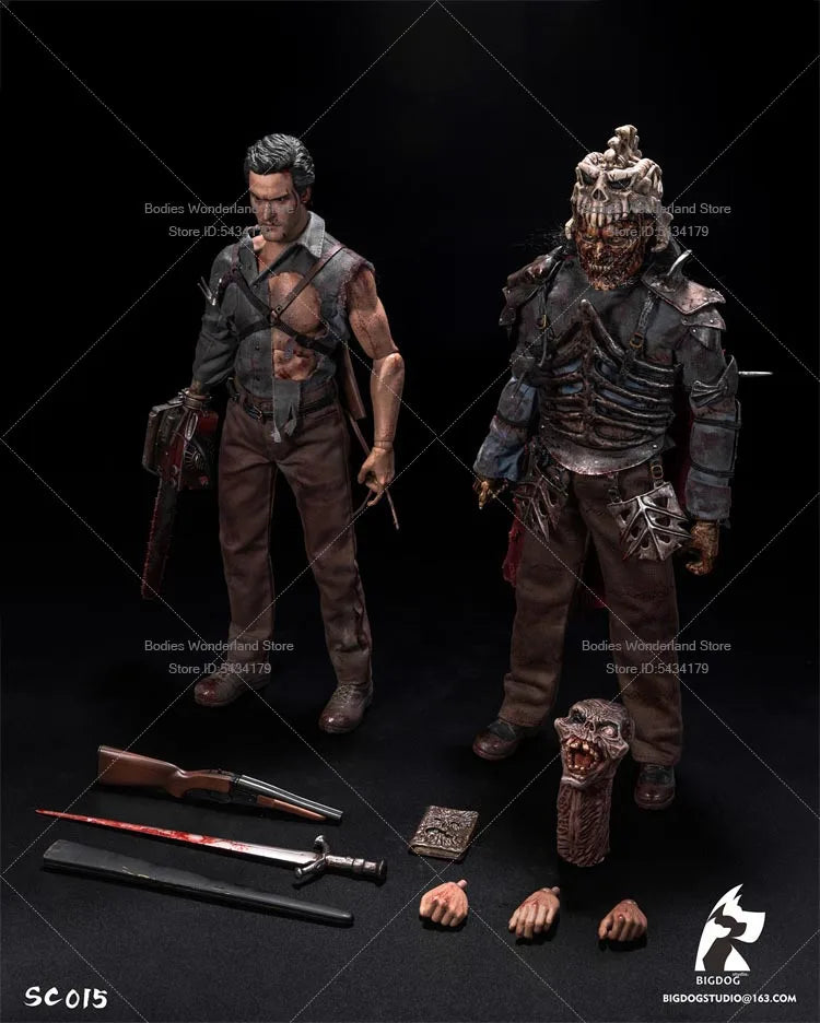 BIGDOG STUDIO SC014 SC015 1/6 Scale Male Soldier Chainsaw Killer Terror Book 12'' Action Figure Doll Collection